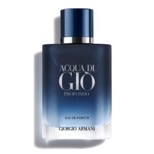 Armani Beauty - Acqua di Giò Profondo - Eau de Parfum - Cologne for Men - Fresh & Aromatic Men’s Fragrance - Mandarin, Lavender, Cedarwood Notes 50ml