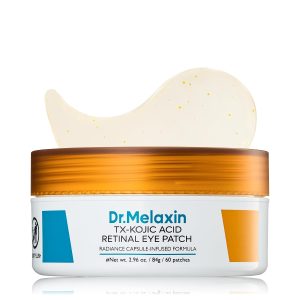 Dr Melaxin TX Kojic Acid Retinal Eye Patch for Dark Circles and Puffiness, Radiance Capsule-Infused Anti-Aging Eye Mask for Wrinkles, K-Beauty Skincare, 2.96 oz / 84g (60 Patches)