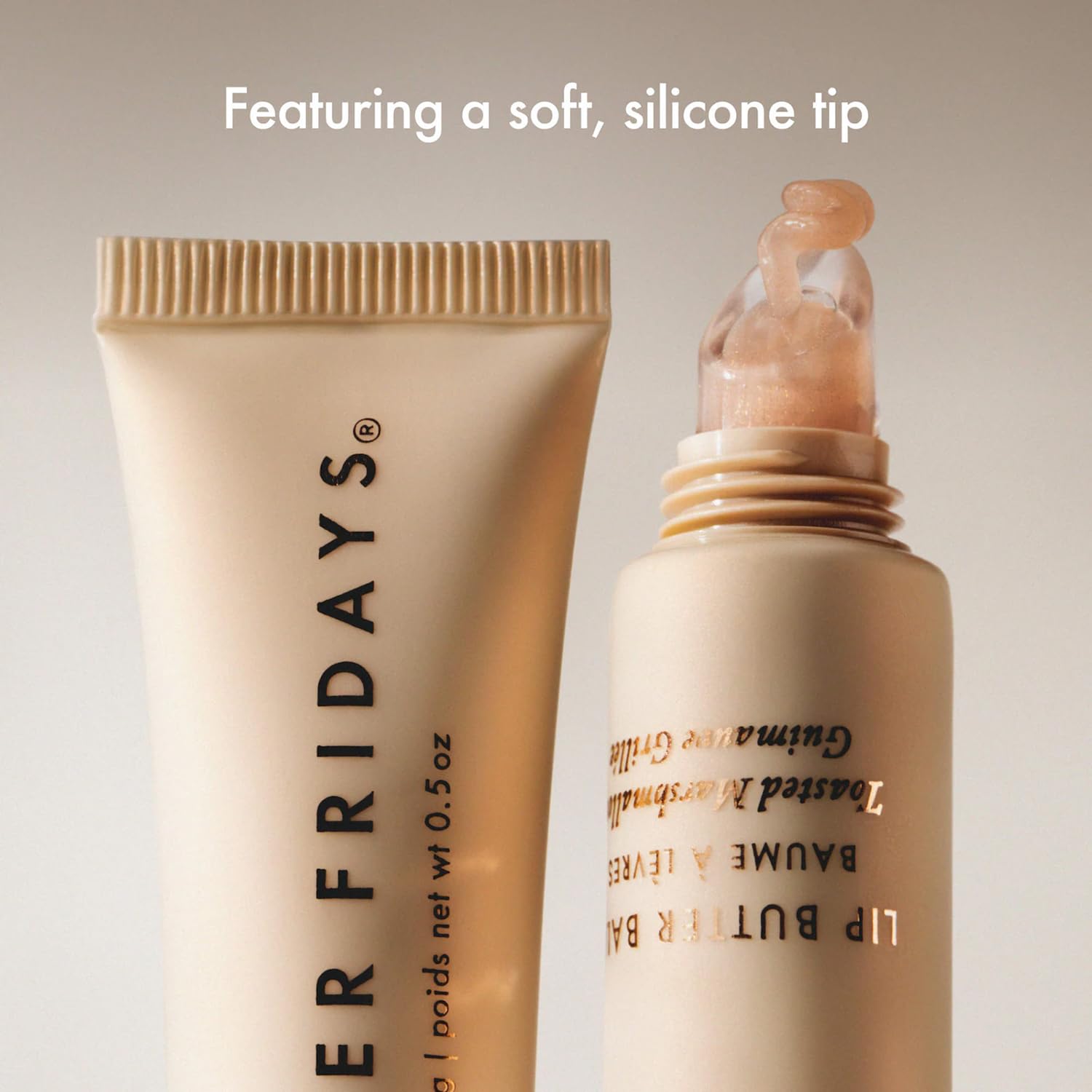 Summer Fridays Lip Butter Balm - Moisturizing Lip Gloss for Instant Shine + Sheer Color - With Nourishing Shea Butter - Everyday Makeup + Skin Care Summer Essentials - Toasted Marshmallow (.5 Oz) - Image 9