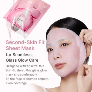 Alternative view of medicube PDRN Pink Peptide Ampoule Mask 1pc | Signature Salmon PDRN Serum Infused Second-skin Fit Sheet | Uneven Skin Tone Care for Glow & Hydration