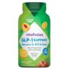 Vitafusion GLP1 Gummy Supplement | 90 Sugar Free Gummies | Vitamin & Mineral Blend with Fiber, D3, B12, and Folate |Tropical Peach Flavor | Gluten Free Formula