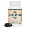 Double Wood Astaxanthin - Triple Strength 12mg (Only Patented Astaxanthin (Astrareal) with 70+ Human Clinical Trials) , 60ct