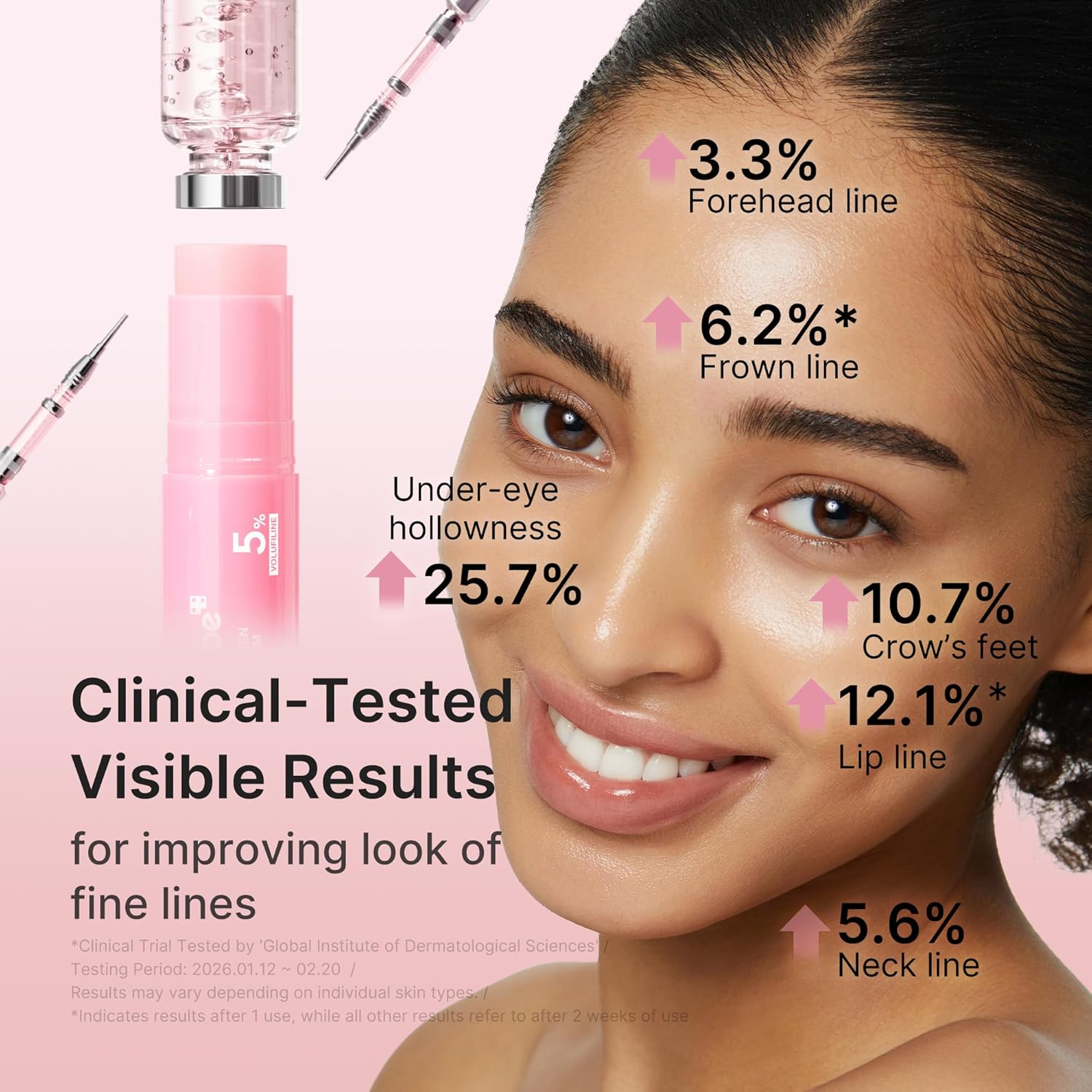 medicube PDRN Pink Collagen Volume Multi Balm Stick - Face & Body Balm | Volufiline, PDRN, NAD, Collagen - Image 6