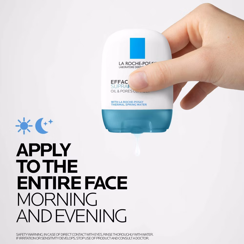 La Roche Posay Effaclar Supramolecular Oil Absorbing & Pores Correcting Acne Moisturizer, Excellent Makeup Base - 1.35 fl oz - Image 6