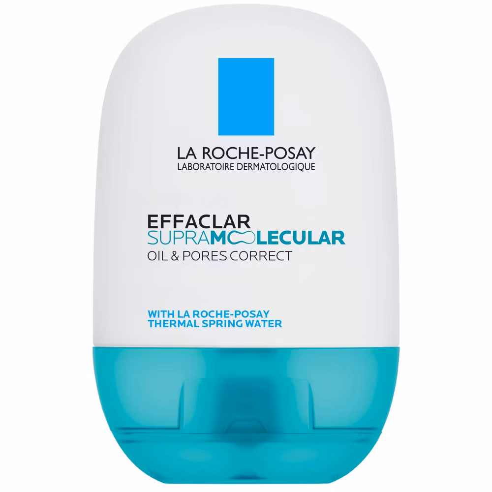 La Roche Posay Effaclar Supramolecular Oil Absorbing & Pores Correcting Acne Moisturizer, Excellent Makeup Base - 1.35 fl oz