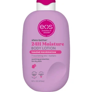 eos Shea Better Toasted Marshmallow Body Lotion for Dry Skin, 16 fl oz