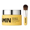 Gleamin Vitamin C Clay Mask for Dark Spots 2.5oz Brightening Clay Face Mask