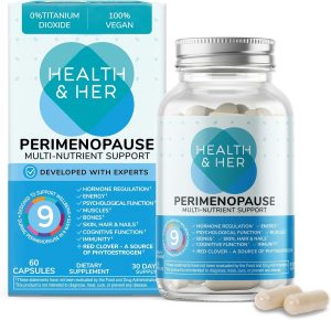 Health & Her Perimenopause Supplement, 9-in-1 Multivitamin, 30 Day Supply