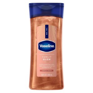 Vaseline Glazed and Glisten Sunlit Glow Body Gel Oil Shimmering 6.8oz 1ct