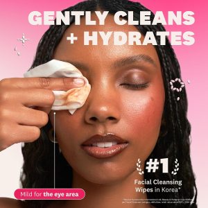 Alternative view of THE FACE SHOP Rice Water Bright Makeup Remover Wipes for Face, Moisturizing, Infused with Rice Extract, Disposable Cleansing Facial Wipes, 50 Count