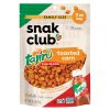 Snak Club Tajin Toasted Corn, Roasted Corn Nuggets with Chili and Lime Seasoning, Mild, 11 oz Resealable Bag