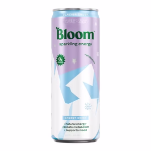 BLOOM NUTRITION Sparkling Energy Drink - Glacier Crush - 12 fl oz Can