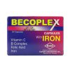 BECOPLEX WITH IRON CAPSULES, 30 count