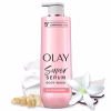 Olay Super Serum Body Wash for Normal Skin, 24hr Long Lasting Rich Hydration, 5+ Ingredient Complex for Bright, Even, Firm, & Luminous Skin, with Collagen Peptide, BHA, Vitamin C, 20 fl oz