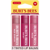Burts Bees Tinted Lip Balm Value Pack, 0.15 oz., 3 Tubes