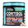 Clean Nutra Cortisol Supplements For Women | Maca Root Ashwagandha Cortisol Detox Manager Reducer + Slippery Elm Fenugreek Lions Mane Shilajit Rhodiola Sea Moss Tongkat Ali Cordyceps Ginseng Beet Root