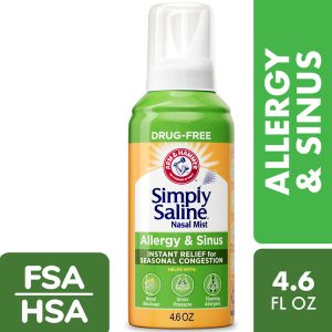 Arm & Hammer Simply Saline Nasal Mist Allergy & Sinus