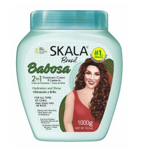SKALA Babosa 2-in-1 Treatment Cream with Aloe Vera for Curly Hair 35.3 Oz