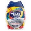 TUMS Chewy Bites Chewable Antacid Tablets with Gas Relief, Lemon & Strawberry - 54 Count